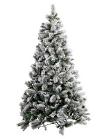 Snow Flocked Christmas Tree