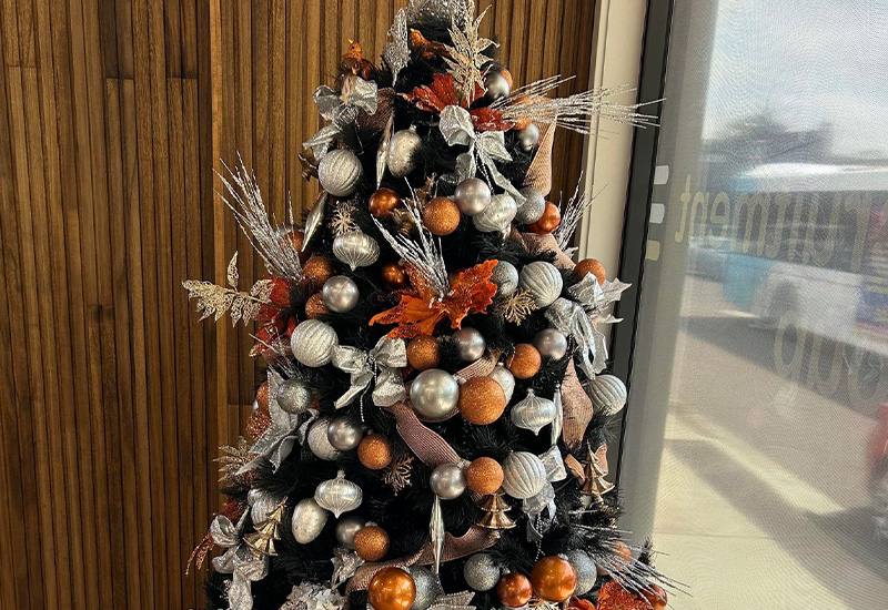 Our Christmas decorations for corporate offices become an annual must